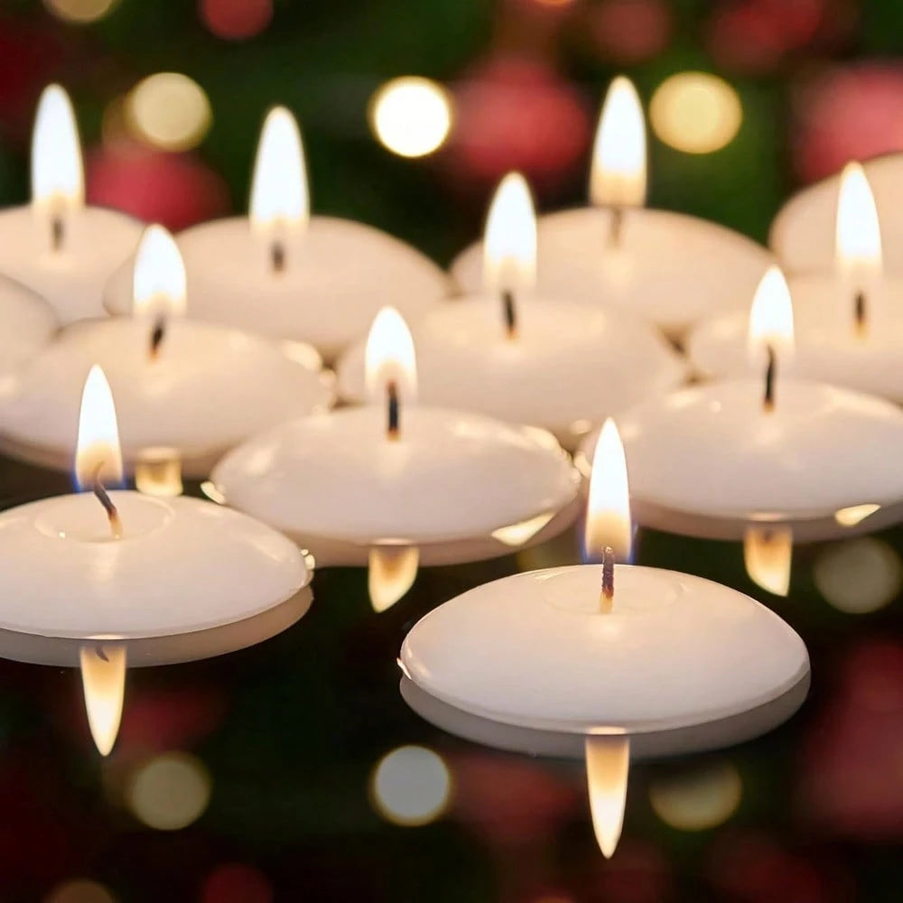 Lit VVitch ~ Floating candles for  Witchy bath, Lupercalia/ Valentine's/ romance, 6/10/16Pcs Unscented