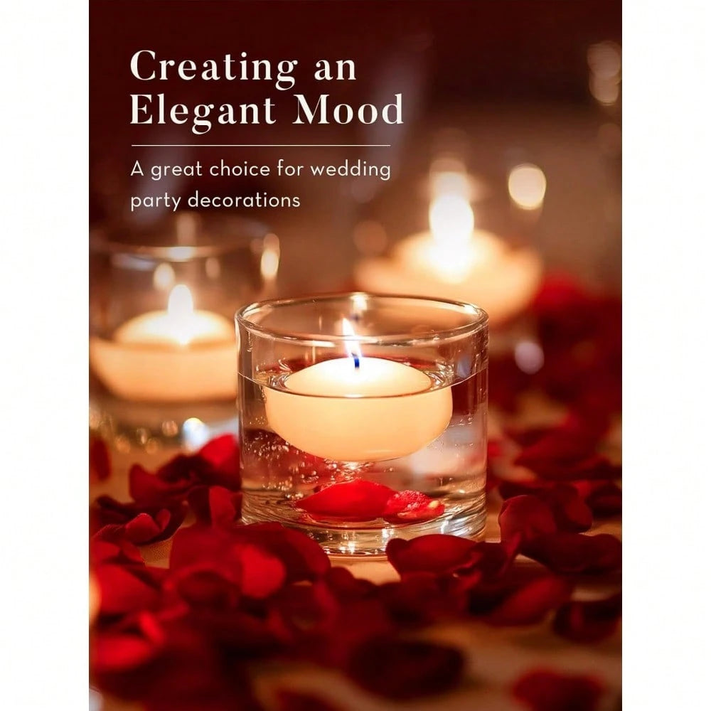 Lit VVitch ~ Floating candles for  Witchy bath, Lupercalia/ Valentine's/ romance, 6/10/16Pcs Unscented