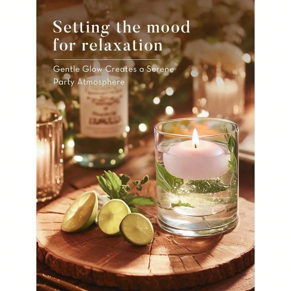 Lit VVitch ~ Floating candles for  Witchy bath, Lupercalia/ Valentine's/ romance, 6/10/16Pcs Unscented