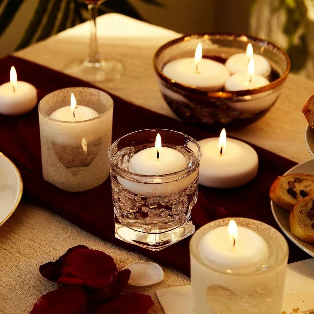 Lit VVitch ~ Floating candles for  Witchy bath, Lupercalia/ Valentine's/ romance, 6/10/16Pcs Unscented