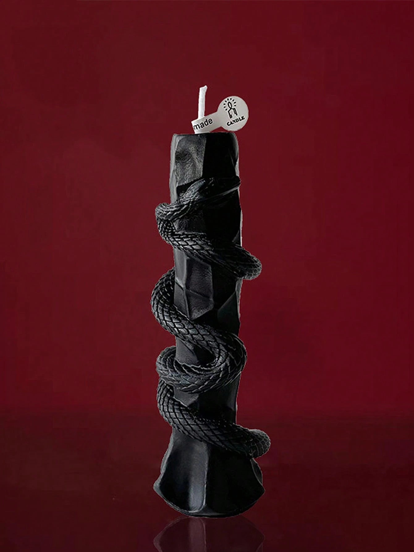 Lit VVitch ~ Serpent Candles, Halloween, All Snakes Day, Deity candle