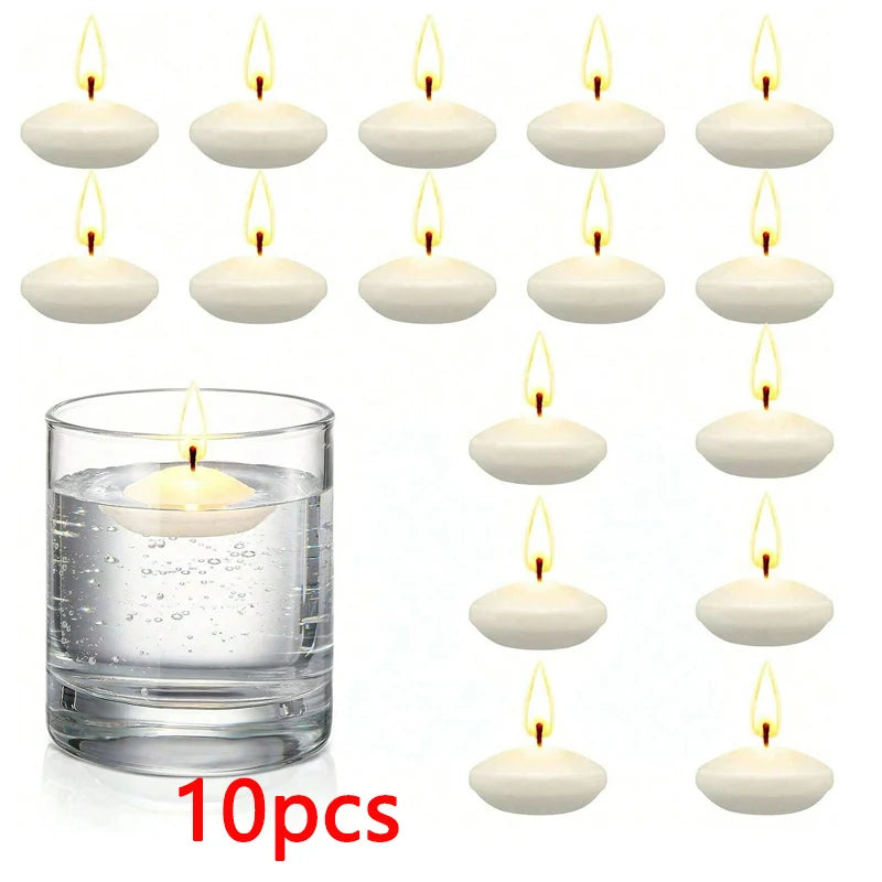 Lit VVitch ~ Floating candles for  Witchy bath, Lupercalia/ Valentine's/ romance, 6/10/16Pcs Unscented