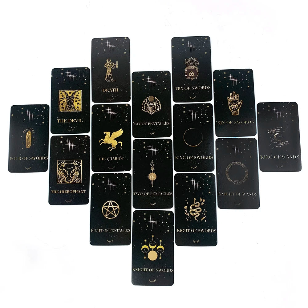 Lit VVitch ~ Luna Soleil Tarot Deck, Starry Dreams Astrology, Witchy Cards for Divination