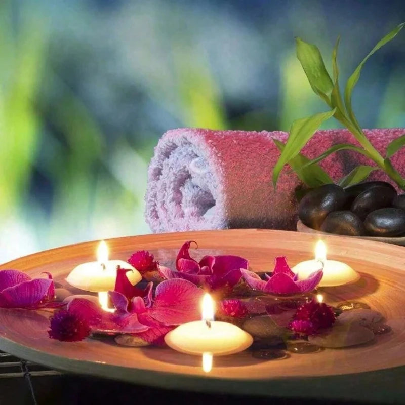Lit VVitch ~ Floating candles for  Witchy bath, Lupercalia/ Valentine's/ romance, 6/10/16Pcs Unscented