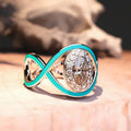 Lit VVitch~ Boho Wave Ring Zirconia Silver color Ring for Women, Witchy Bohemian Jewelry