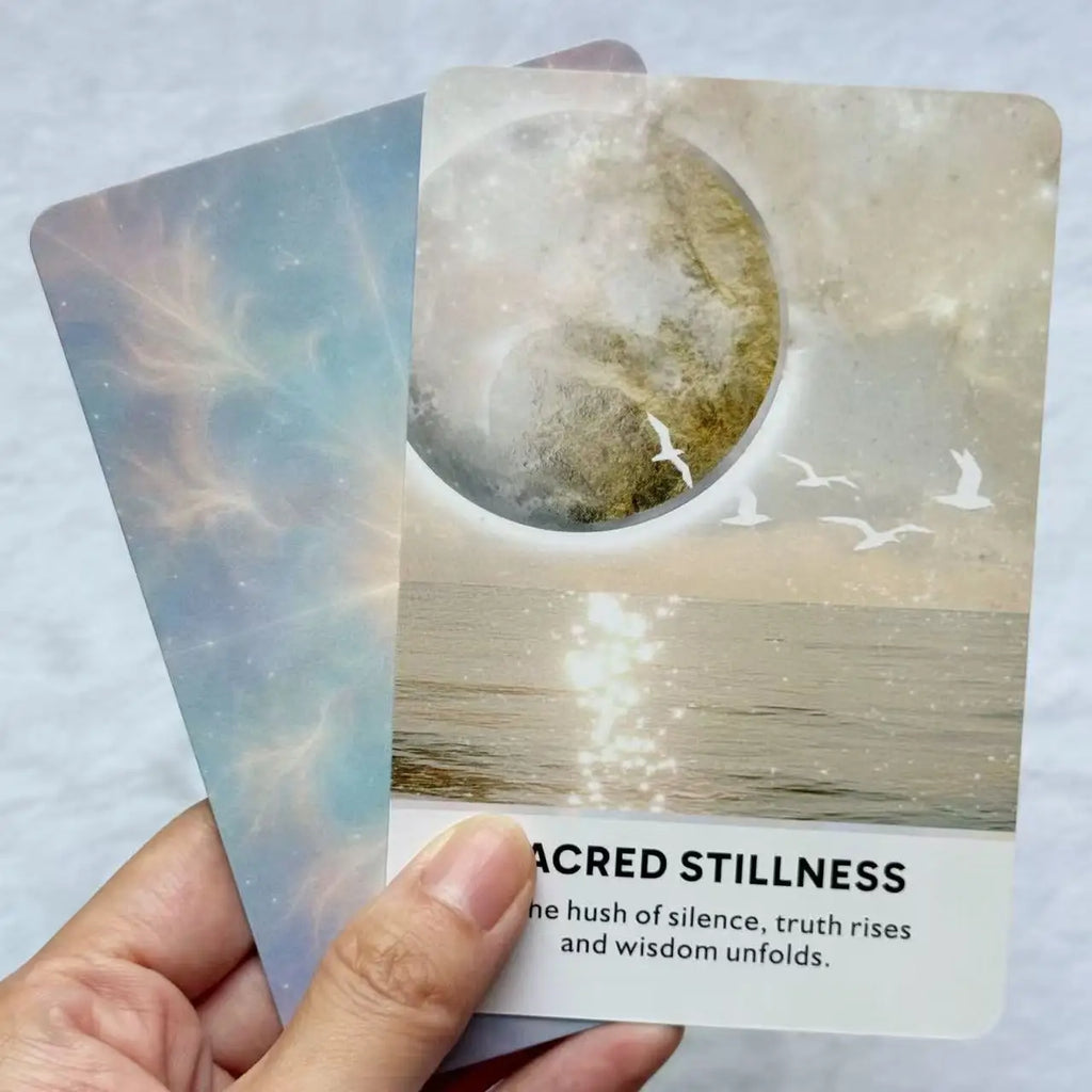 Lit VVitch ~ Celestial Whisper Oracle Deck, 50-Cards for Divination, Guidance & Inner Knowing