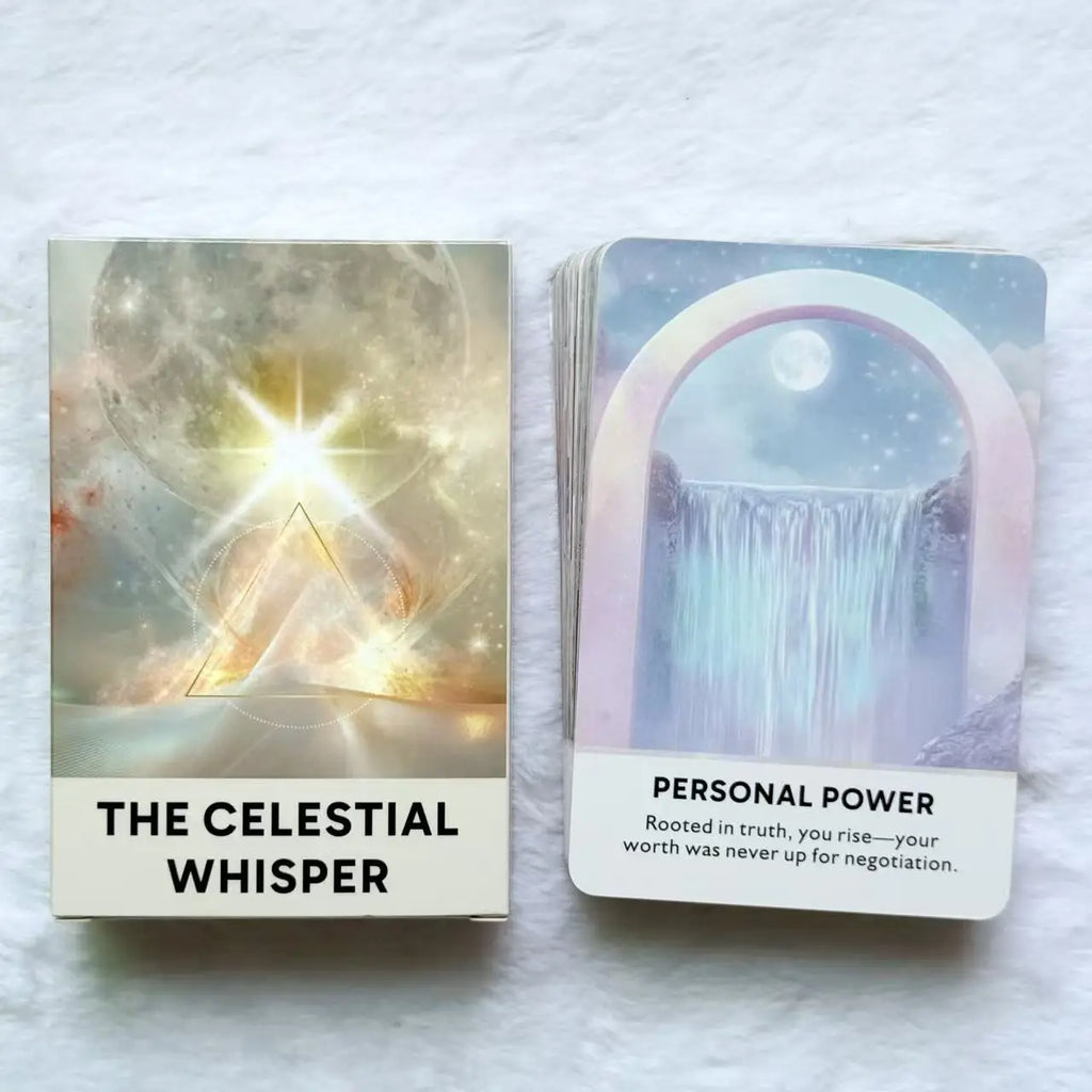 Lit VVitch ~ Celestial Whisper Oracle Deck, 50-Cards for Divination, Guidance & Inner Knowing