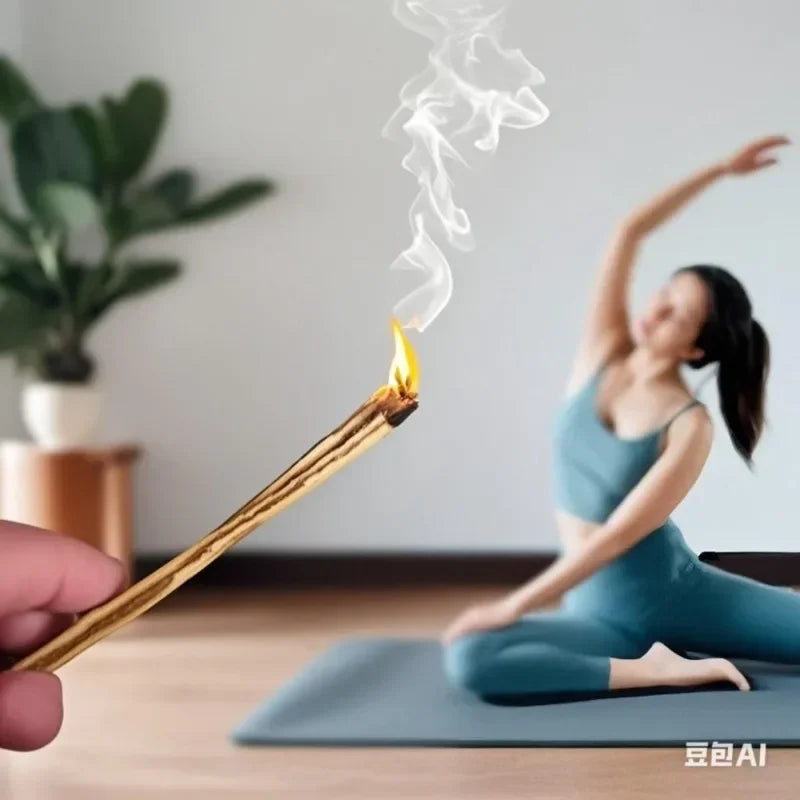 Lit VVitch~ Palo Santo Natural Incense Sticks, Wooden Smudging Stick for Indoor Purifying, Yoga Healing Aromatherapy Burn Wooden Strip
