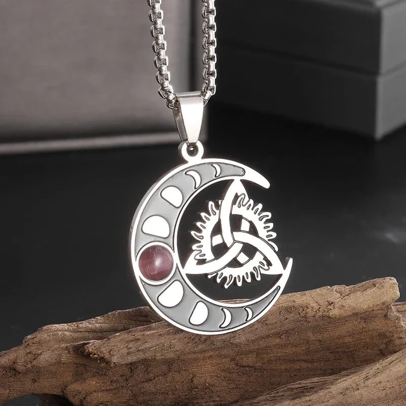 Lit VVitch ~ Witch's Knot Bracelets, anklets, triple moon pendents, Witchy & Spiritual Symbols