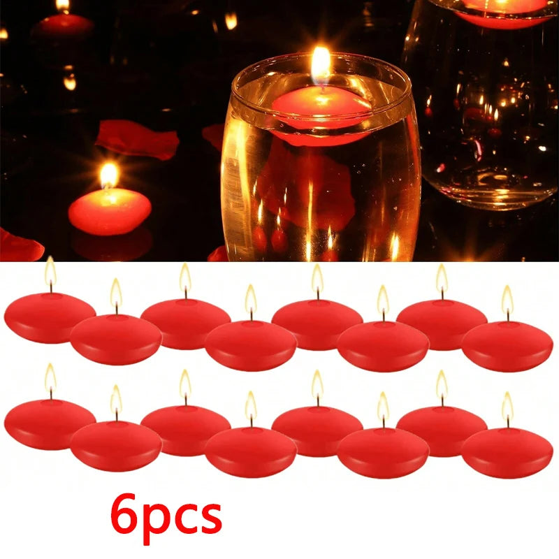 Lit VVitch ~ Floating candles for  Witchy bath, Lupercalia/ Valentine's/ romance, 6/10/16Pcs Unscented