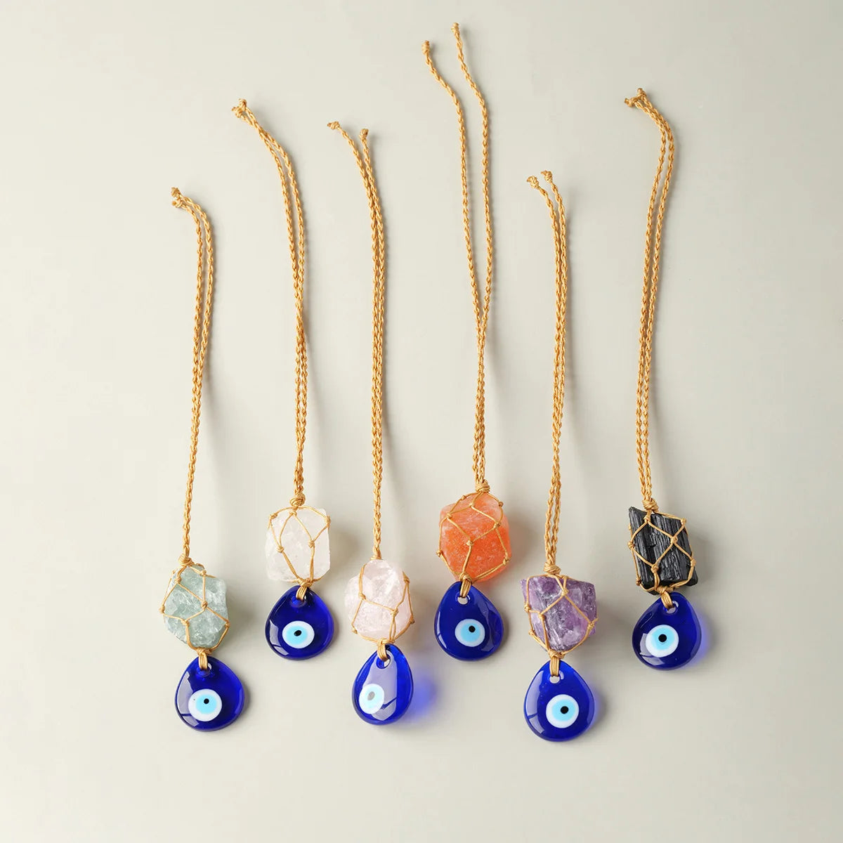 Lit VVitch ~ Handmade Evil Eye crystal pendent for protection Car/door Hanger, accessory