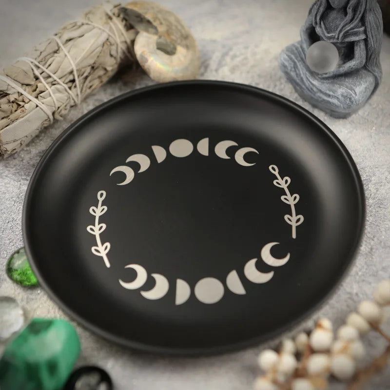 Lit VVitch ~ Incense Witchy Decor Tray for Sage, Crystals, Candles, etc...