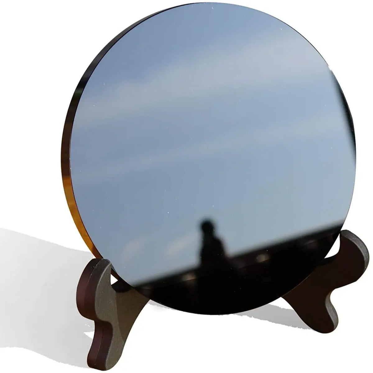 Lit VVitch~ Scrying mirror, High Quality Natural Black Obsidian crystal Scrying Mirror for Witchcraft.
