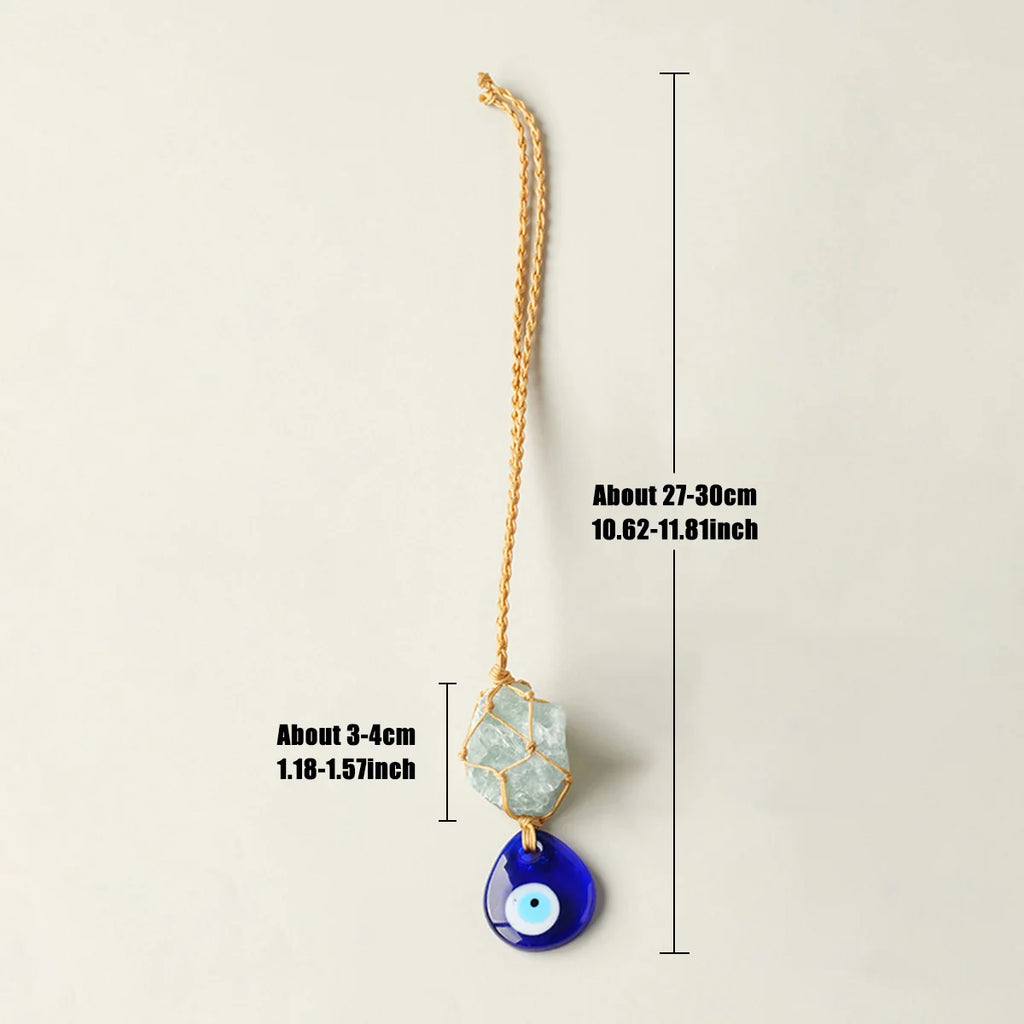 Lit VVitch ~ Handmade Evil Eye crystal pendent for protection Car/door Hanger, accessory