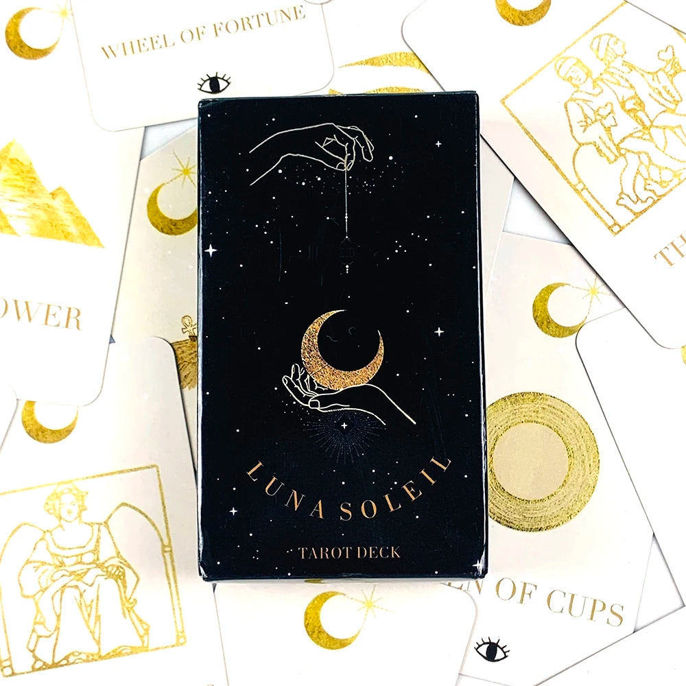 Lit VVitch ~ Luna Soleil Tarot Deck, Starry Dreams Astrology, Witchy Cards for Divination