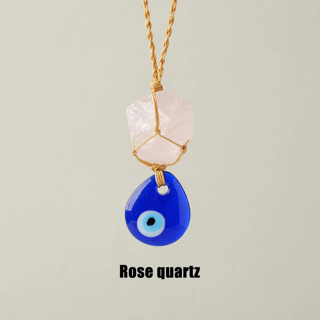 Lit VVitch ~ Handmade Evil Eye crystal pendent for protection Car/door Hanger, accessory