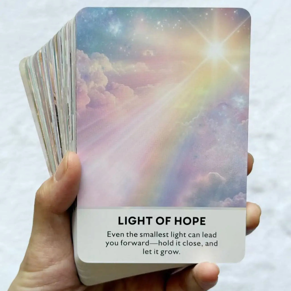 Lit VVitch ~ Celestial Whisper Oracle Deck, 50-Cards for Divination, Guidance & Inner Knowing