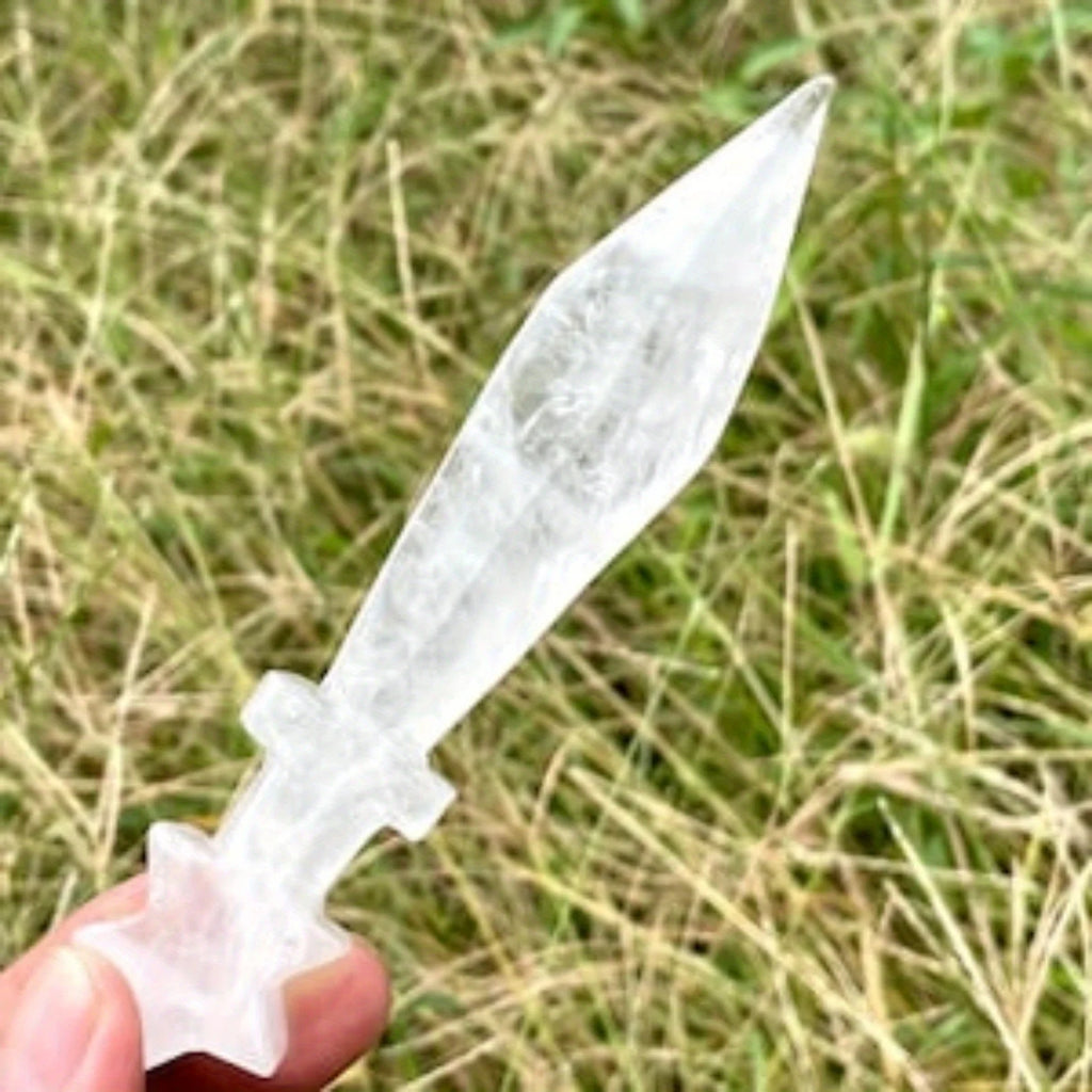 Lit VVitch ~ Witchcraft tools, Crystal Quartz knifes, various crystals