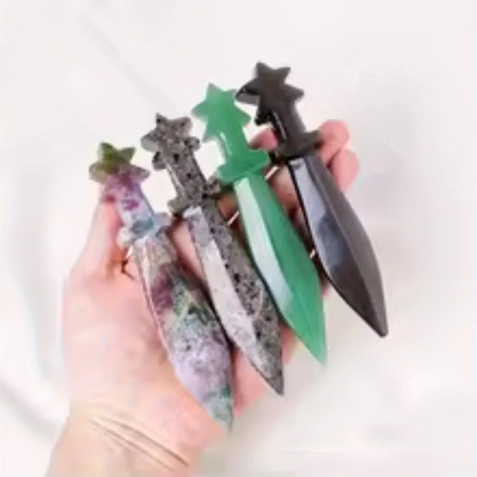 Lit VVitch ~ Witchcraft tools, Crystal Quartz knifes, various crystals