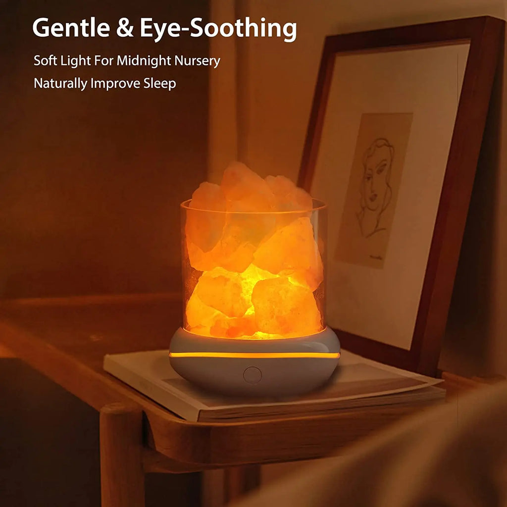 Lit VVitch ~ Himalayan Salt Lamp essential oil diffuser, healing Aroma lamps, Night Light