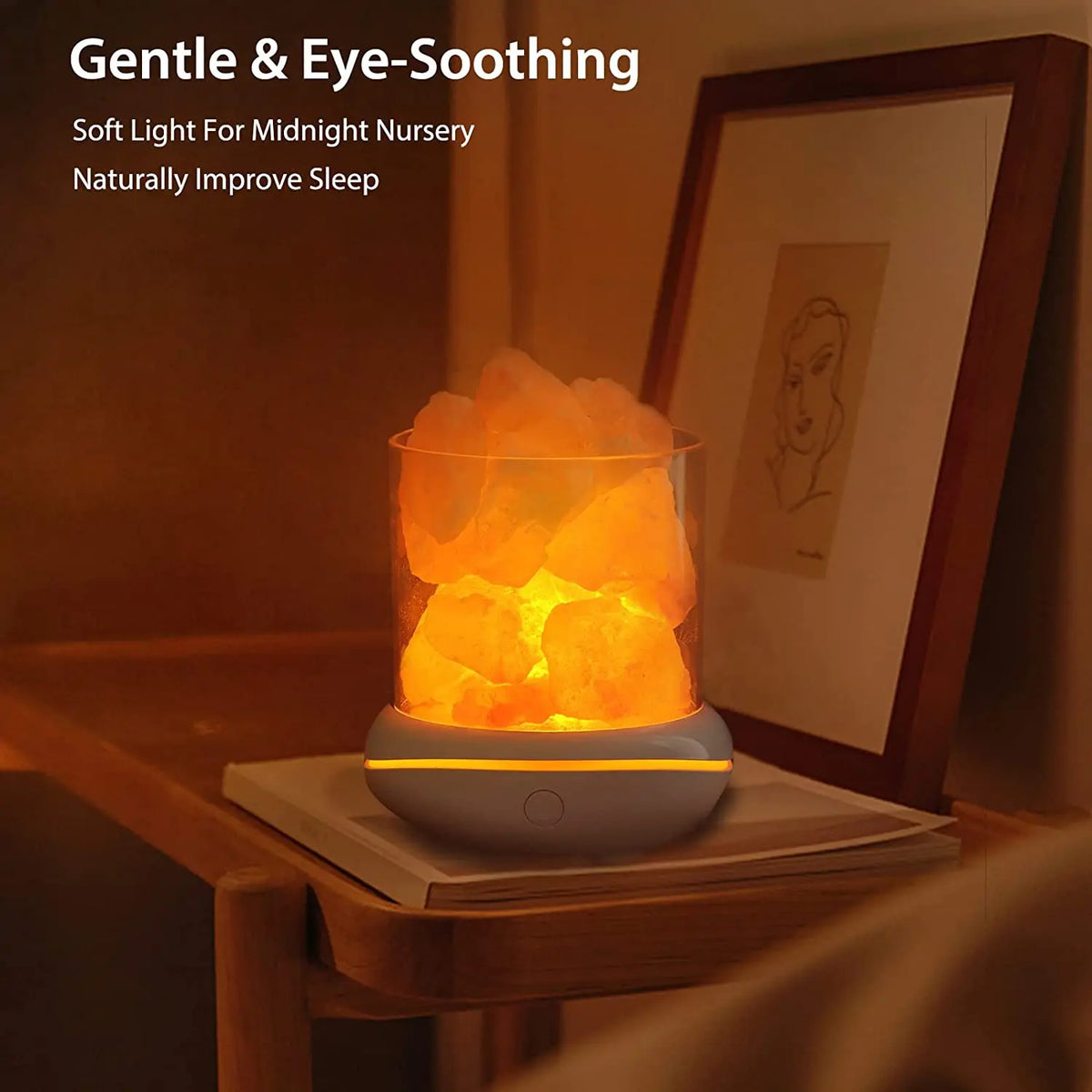 Lit VVitch ~ Himalayan Salt Lamp essential oil diffuser, healing Aroma lamps, Night Light