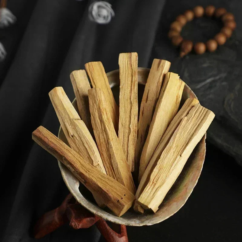 Lit VVitch~ Palo Santo Natural Incense Sticks, Wooden Smudging Stick for Indoor Purifying, Yoga Healing Aromatherapy Burn Wooden Strip