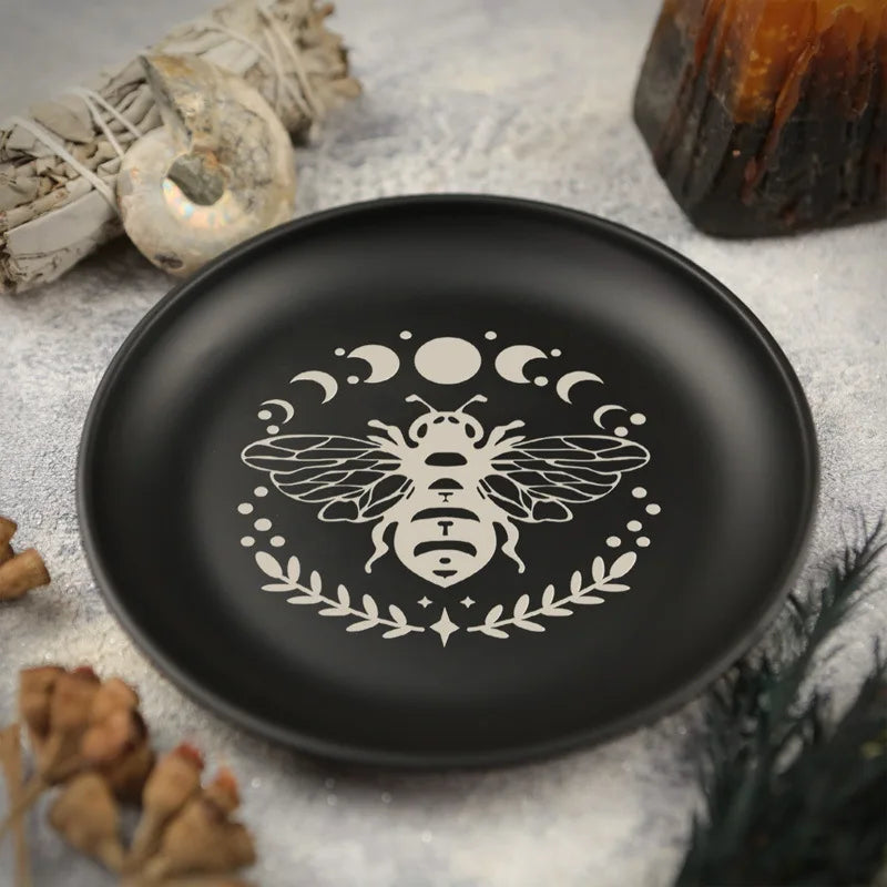 Lit VVitch ~ Incense Witchy Decor Tray for Sage, Crystals, Candles, etc...