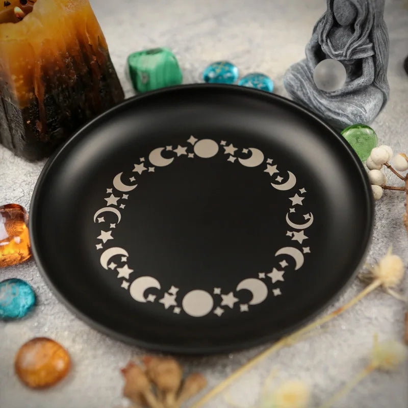 Lit VVitch ~ Incense Witchy Decor Tray for Sage, Crystals, Candles, etc...