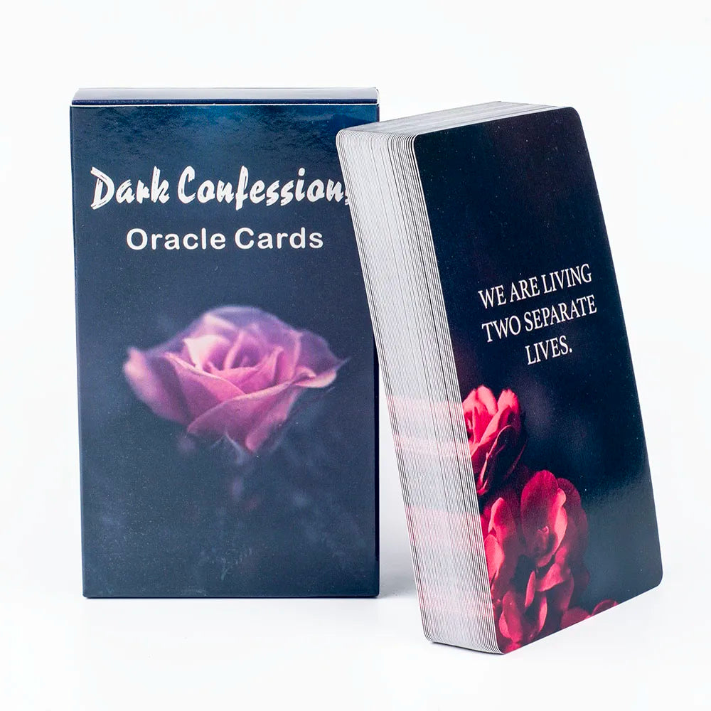 Lit VVitch ~ Dark Confession Oracle Cards, Twin Flame/ Love/ Dark Shadow, 50Pcs Cards