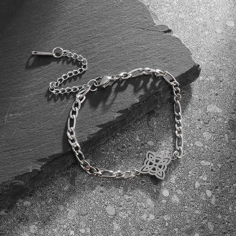 Lit VVitch ~ Witch's Knot Bracelets, anklets, triple moon pendents, Witchy & Spiritual Symbols