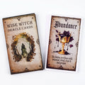 Lit VVitch ~ Wise Witch Oracle Cards, 20-Card Deck, High Quality Tarot, 12x7cm