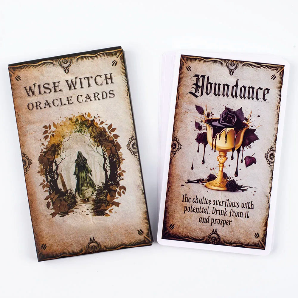 Lit VVitch ~ Wise Witch Oracle Cards, 20-Card Deck, High Quality Tarot, 12x7cm