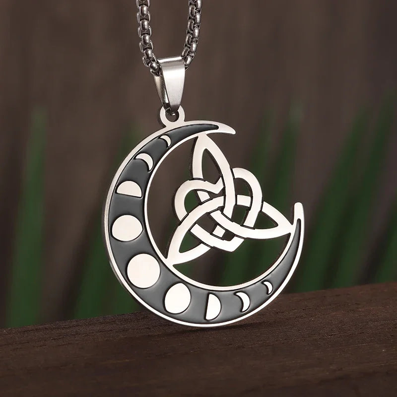 Lit VVitch ~ Witch's Knot Bracelets, anklets, triple moon pendents, Witchy & Spiritual Symbols