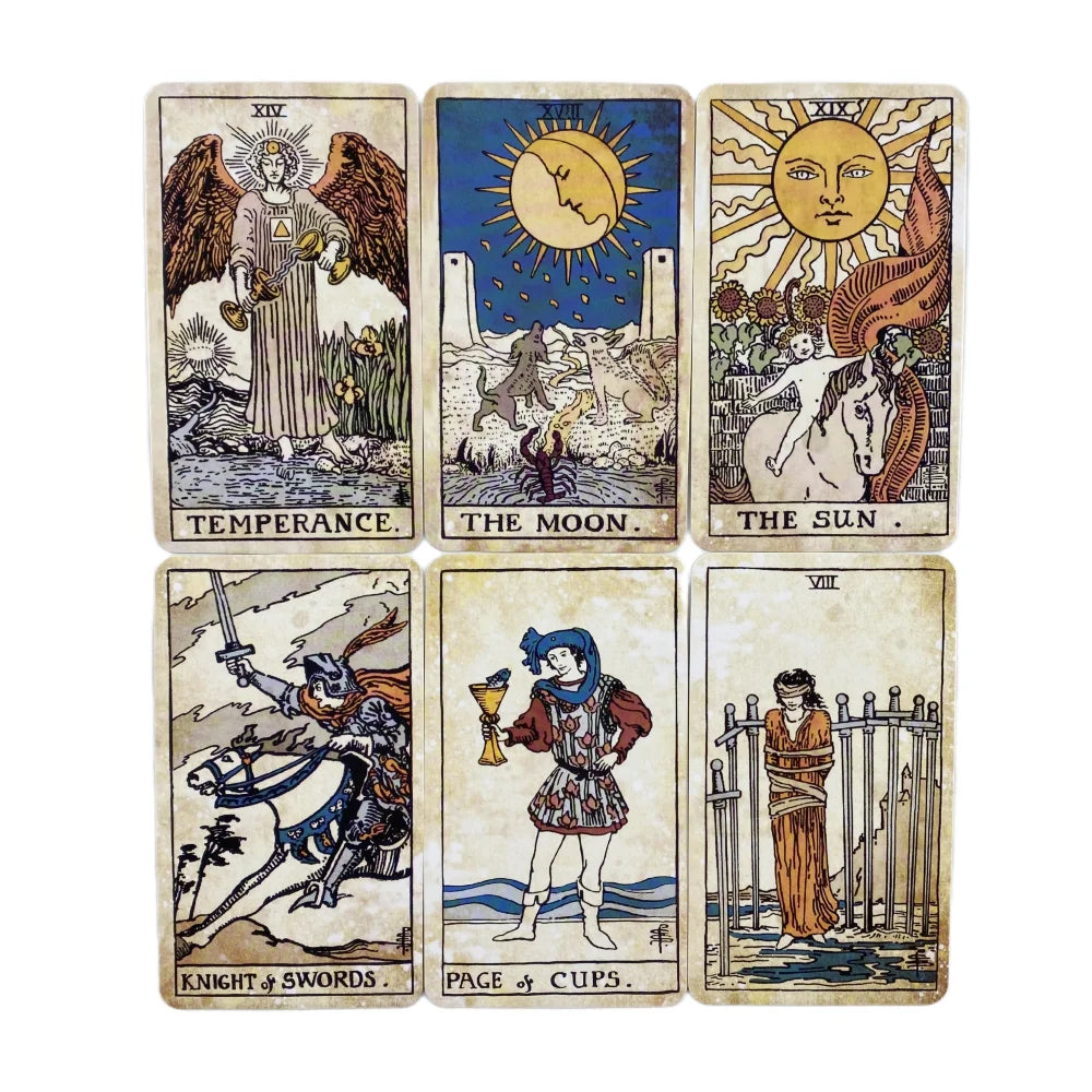 Lit VVitch ~ Tarot Vintage, 78 Rider Deck, vintage version, for Divination