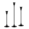 Lit VVitch ~ European Style Golden/Black Metal Candlesticks