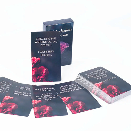 Lit VVitch ~ Dark Confessions Oracle Cards, Twin Flame/ Love/ Dark Shadow, 50Pcs Cards