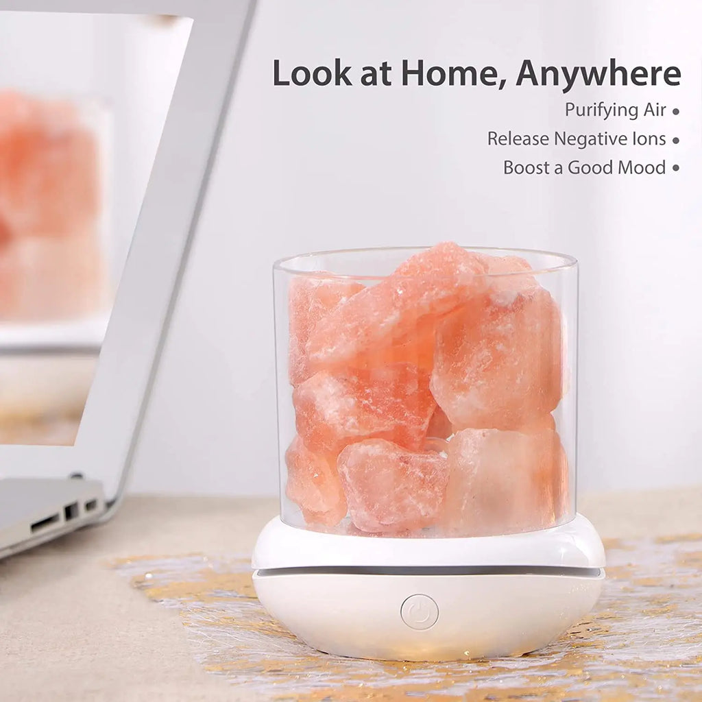 Lit VVitch ~ Himalayan Salt Lamp essential oil diffuser, healing Aroma lamps, Night Light