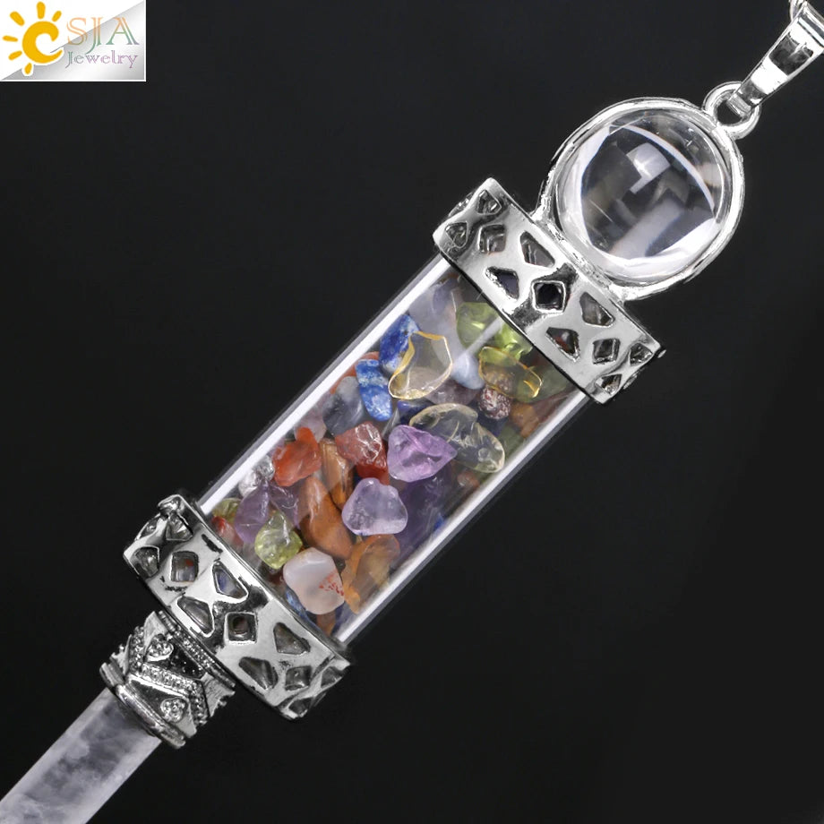 Lit VVitch ~ Crystal Pendulums for Divination, Natural Stone Pendant, Various Crystal options