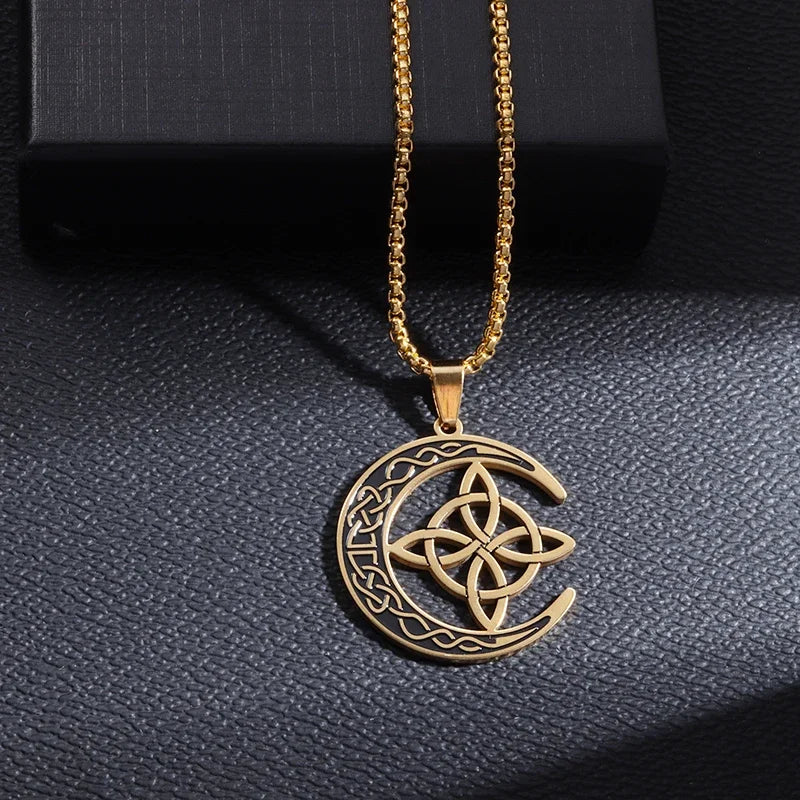 Lit VVitch ~ Witch's Knot Bracelets, anklets, triple moon pendents, Witchy & Spiritual Symbols
