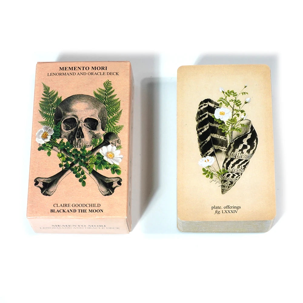 Lit VVitch Skull & Crossbones~ Memento Mori Lenormand and Oracle Deck by Claire Goodchild Ideal for divination lovers gift for spiritual enthusiasts