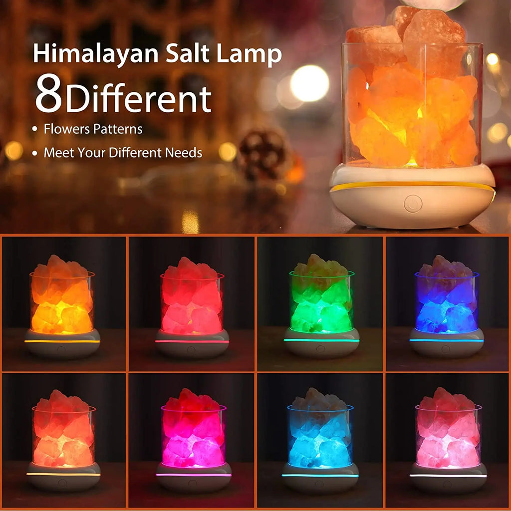 Lit VVitch ~ Himalayan Salt Lamp essential oil diffuser, healing Aroma lamps, Night Light