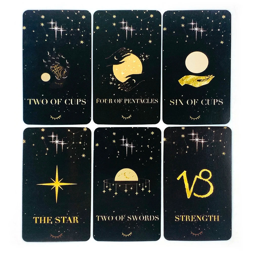 Lit VVitch ~ Luna Soleil Tarot Deck, Starry Dreams Astrology, Witchy Cards for Divination