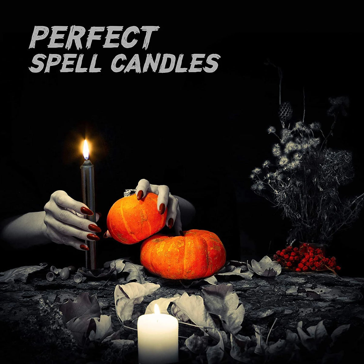 Lit VVitch ~ Witchcraft spell candles/ Magic Taper Candles for Shabbat/ 10 PCS Colored