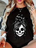lit vvitch skull shirt