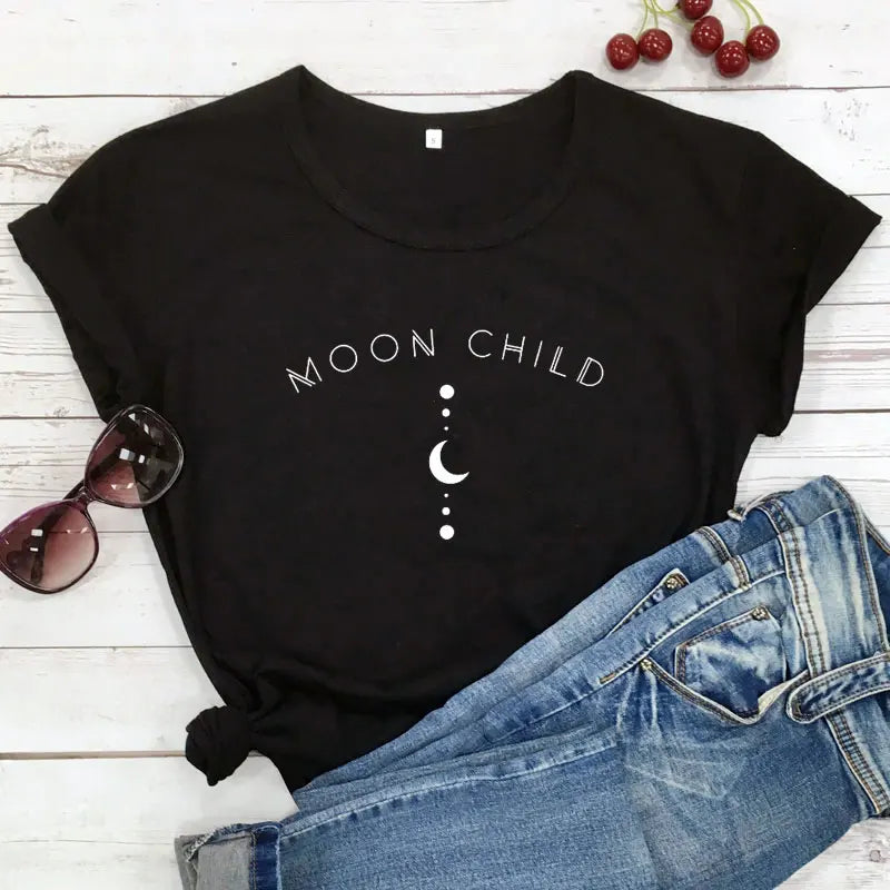 Witchy shirt Moon Child T-shirt, Lit VVitch Witchy clothing